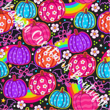 Load image into Gallery viewer, Neon Pumpkins & Rainbows