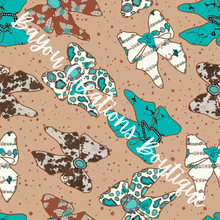 Load image into Gallery viewer, Turquoise Cowgirl Bows
