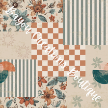 Load image into Gallery viewer, Floral Checker Patches

